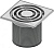 Решетка TECE TECEdrainpoint S 366 00 04 с монтажным элементом