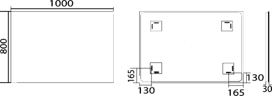 Мебель для ванной Misty Кантри 105 подвесная, 2 ящика