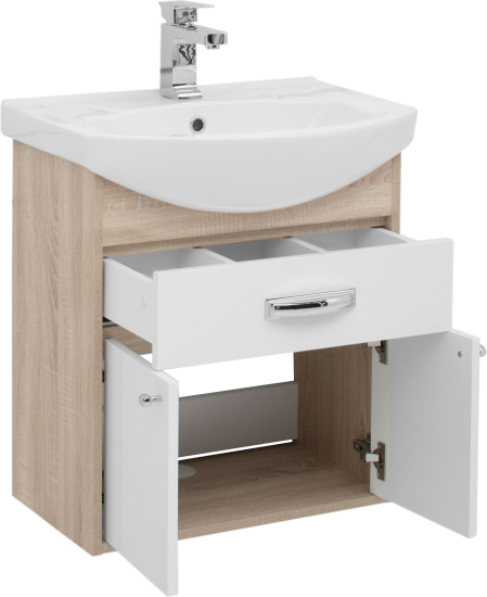 Мебель для ванной Aquanet Грейс 60 1 ящик, 2 фасада, дуб сонома