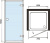 Душевая дверь в нишу Weltwasser WW800 800K1-90