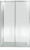 Душевой уголок Good Door Puerta WTW+SP-C-CH 110x90 Душевой уголок Good Door Puerta WTW+SP-C-CH 110x90