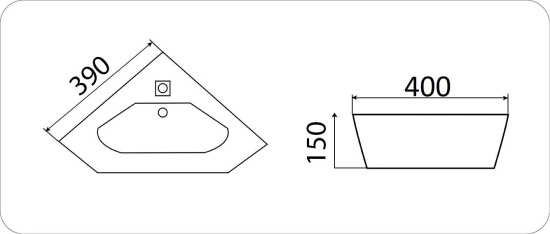 Раковина CeramaLux 7012J