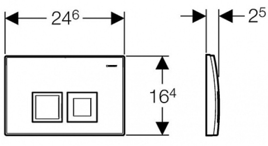 Инсталляция для унитаза Geberit Duofix UP100 111.153.00.1 с кнопкой смыва Delta 50 115.135.21.5