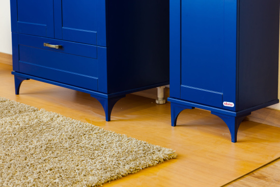 Мебель для ванной Sanflor Ванесса 75 напольная, индиго