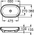 Накладная раковина Roca Art 327221000 60 см