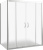 Душевой уголок Good Door Infinity WTW-TD+SP-G-CH 170x80