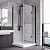 Душевой уголок Vegas Glass AFP-Fis LUX 120*100 02М 01 R профиль черный матовый, стекло прозрачное