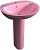 Раковина Arcus 6002 pink с пьедесталом