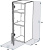 Шкаф Triton Кристи 30 L, белый