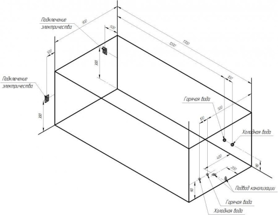 Акриловая ванна Radomir Хельга 2 170х90 см Gold с гидромассажем