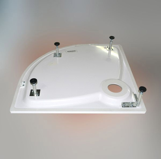 Поддон для душа GuteWetter Deluxe 80x80x16 R белый