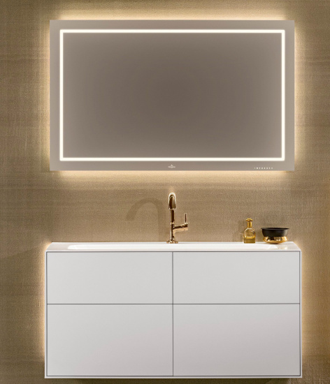 Зеркало Villeroy & Boch Finion 120 с подсветкой, с настенным освещением