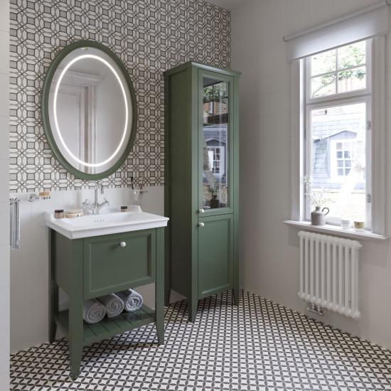 Тумба с раковиной VitrA Valarte 65 ретро зеленая