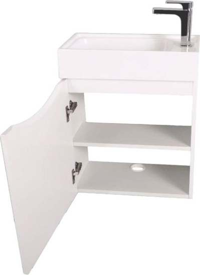 Тумба с раковиной Art&Max Liberty L, 50, подвесная, Bianco Lucido