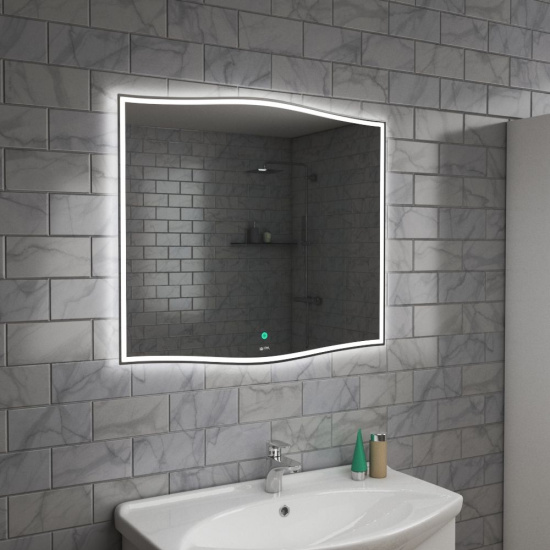 Зеркало Owl 1975 Roxen 85, с подсветкой