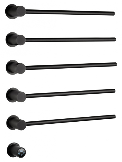 Полотенцесушитель электрический Wonzon & Woghand Hamburg WW-AL315-MB