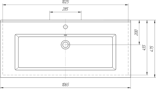 Мебель для ванной Misty Кантри 105 подвесная, 2 ящика