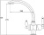 Смеситель для кухни Zorg Clean Water ZR 327 YF nickel