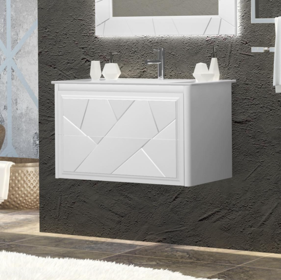 Тумба с раковиной Opadiris Луиджи 120 белая