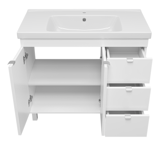 Тумба с раковиной Misty Аврора 100