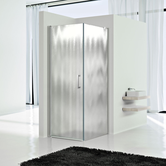Душевой уголок Vincea Orta VSR-1O8080CH-L 80х80 см, стекло шиншилла, L