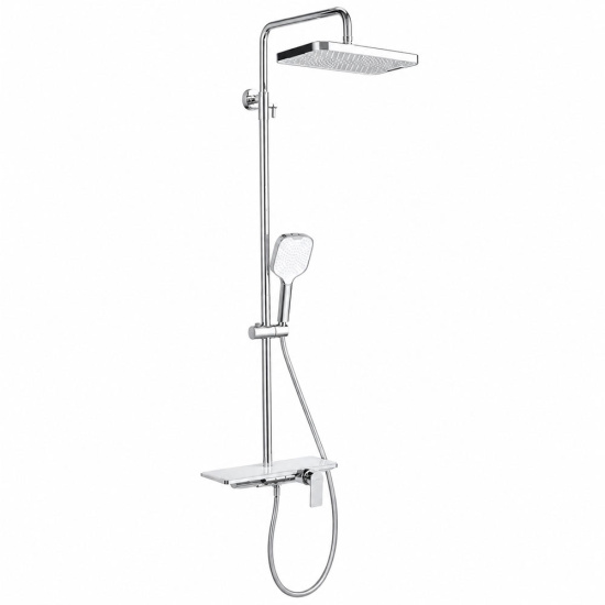 Душевая стойка Gappo G2496-10, хром/белый