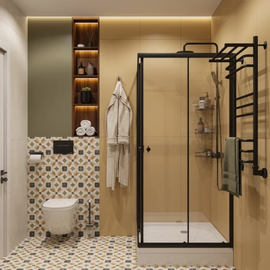 Душевая стойка Stworki Муле HDB263LY-BK