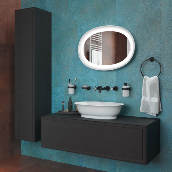 Пенал Laufen The New Classic 4.0606.2.085.628.1 R, затемненный дуб