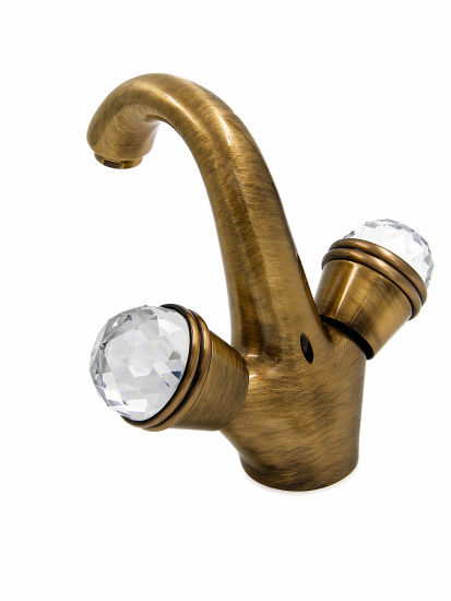 Смеситель для раковины Fiore Xt Sky Swarovski® 17ZZ0623, бронза