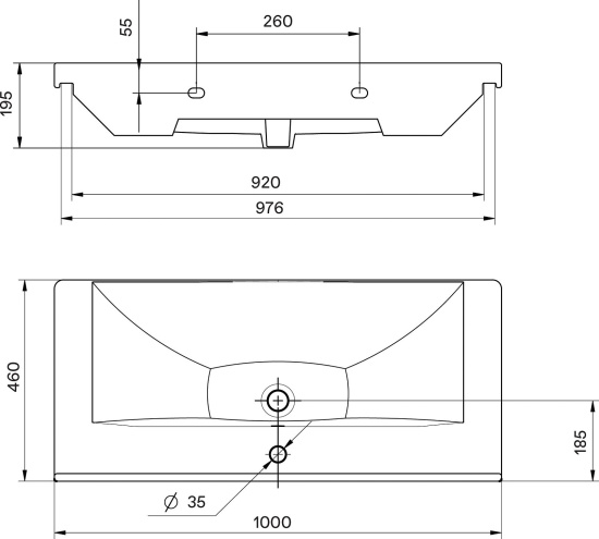 Мебель для ванной Sanstar Arista 100 подвесная