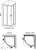 Душевой уголок Ravak SKCP4-90 Transparent, профиль белый Душевой уголок Ravak SKCP4-90 Transparent, профиль белый