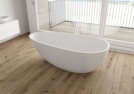 Ванна из искусственного камня Aquanet Miracle TC-S06B 185x83 матовая