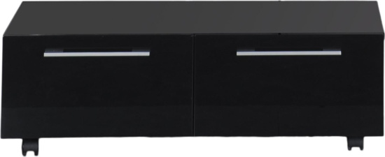 Тумба Aquanet Нота 100 подкатная черная