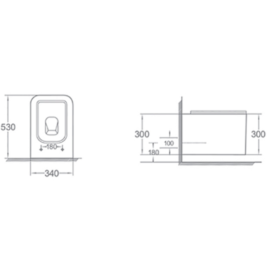 Унитаз подвесной Boheme Mane 970-SET-W с сидением