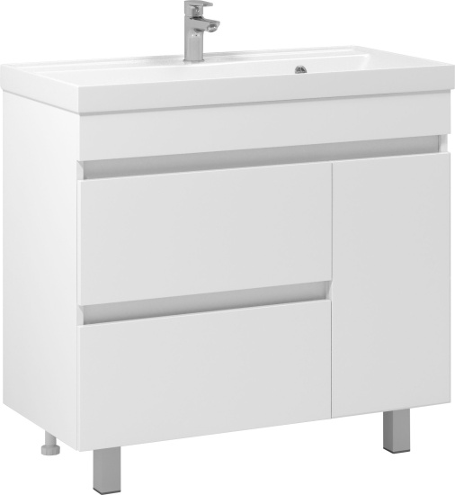 Мебель для ванной Vod-Ok Best 90 напольная, белая