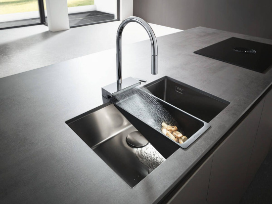 Смеситель для кухни Hansgrohe Aquno Select M81 73831000 хром