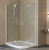 Душевой уголок Vegas Glass AFS-F Lux 120*100 01 01 L профиль белый, стекло прозрачное