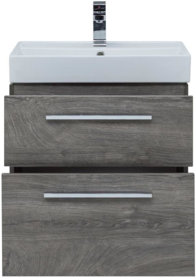 Тумба с раковиной Aquanet Nova 60 2 ящика, дуб рошелье