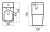Унитаз-моноблок Arcus 050 orange Унитаз-моноблок Arcus 050 orange