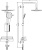 Душевой комплект Dorff Prime D0744010 Душевой комплект Dorff Prime D0744010