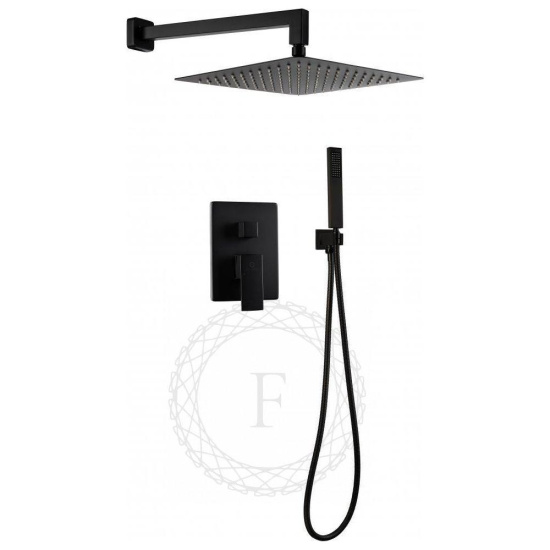 Душевая система Filarete Fing FL1043BL, черный