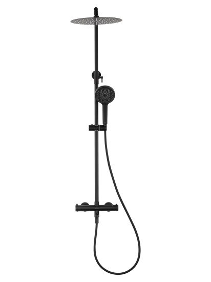 Душевая стойка Wonzon & Woghand Stick WW-88739903-MB с термостатом