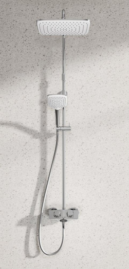 Душевая стойка Kludi Cockpit Explorer 8005005-00, термостат