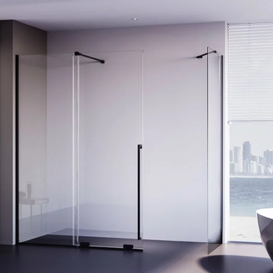 Душевой уголок Veconi Premium Trento PTC-SP-50B 120x80, профиль черный