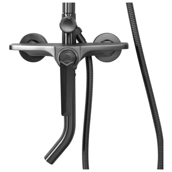 Душевая стойка Hansberge H5068BG, графит
