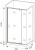 Душевой уголок Good Door Orion WTW-PD+SP-G-CH 90x90