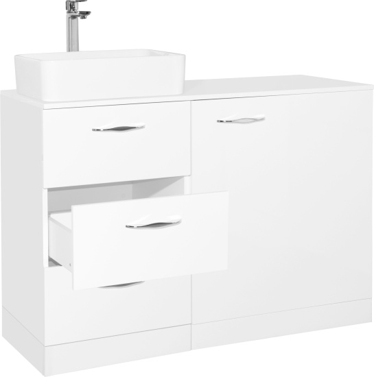 Тумба с раковиной Style Line Берн 120 под стиральную машину