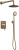 Душевой комплект Bronze de Luxe 10138DF Душевой комплект Bronze de Luxe 10138DF