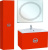 Пенал Bellezza Флоренция 40 L красный