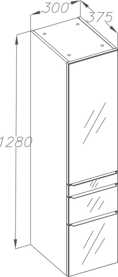 Пенал Opadiris Кристалл 30 бежевый, R